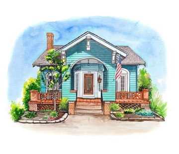 House Portraits - From A Photo