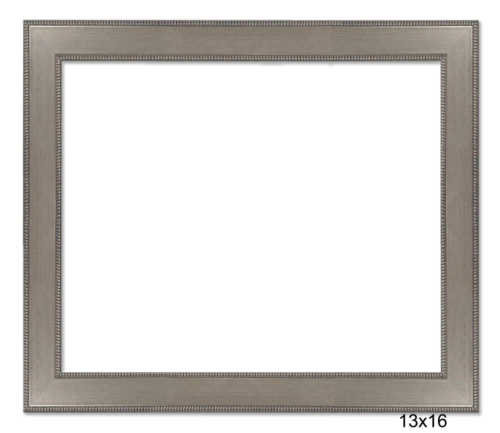 13x16 Silver w/ mat frame